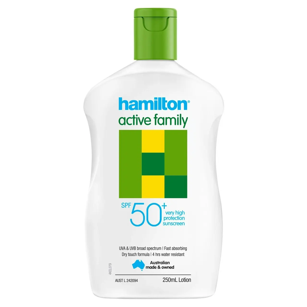 Hamilton Active Family Lotion SPF 50+ 250mL