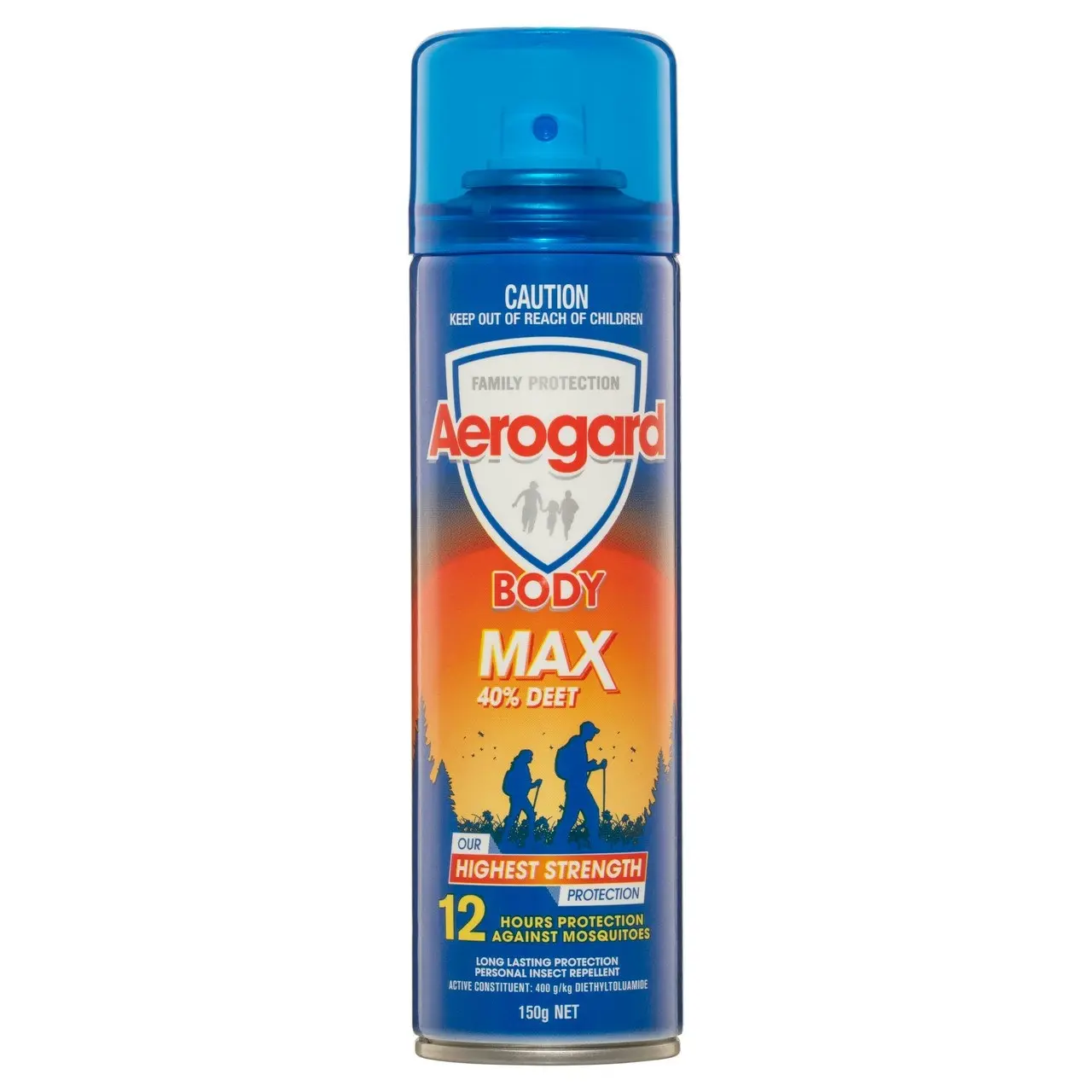 Aerogard Heavy Duty 40% Deet Insect Repellent Aerosol Spray 150