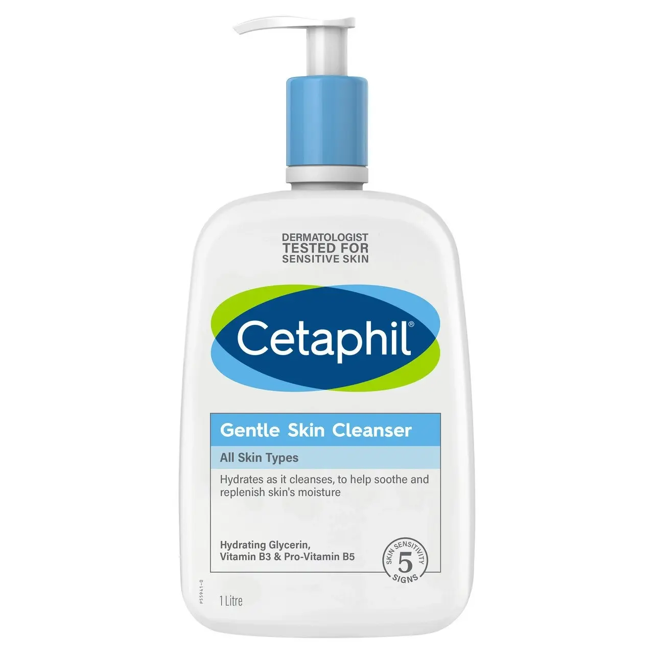 Cetaphil Gentle Skin Cleanser 1L, For Face & Body Care