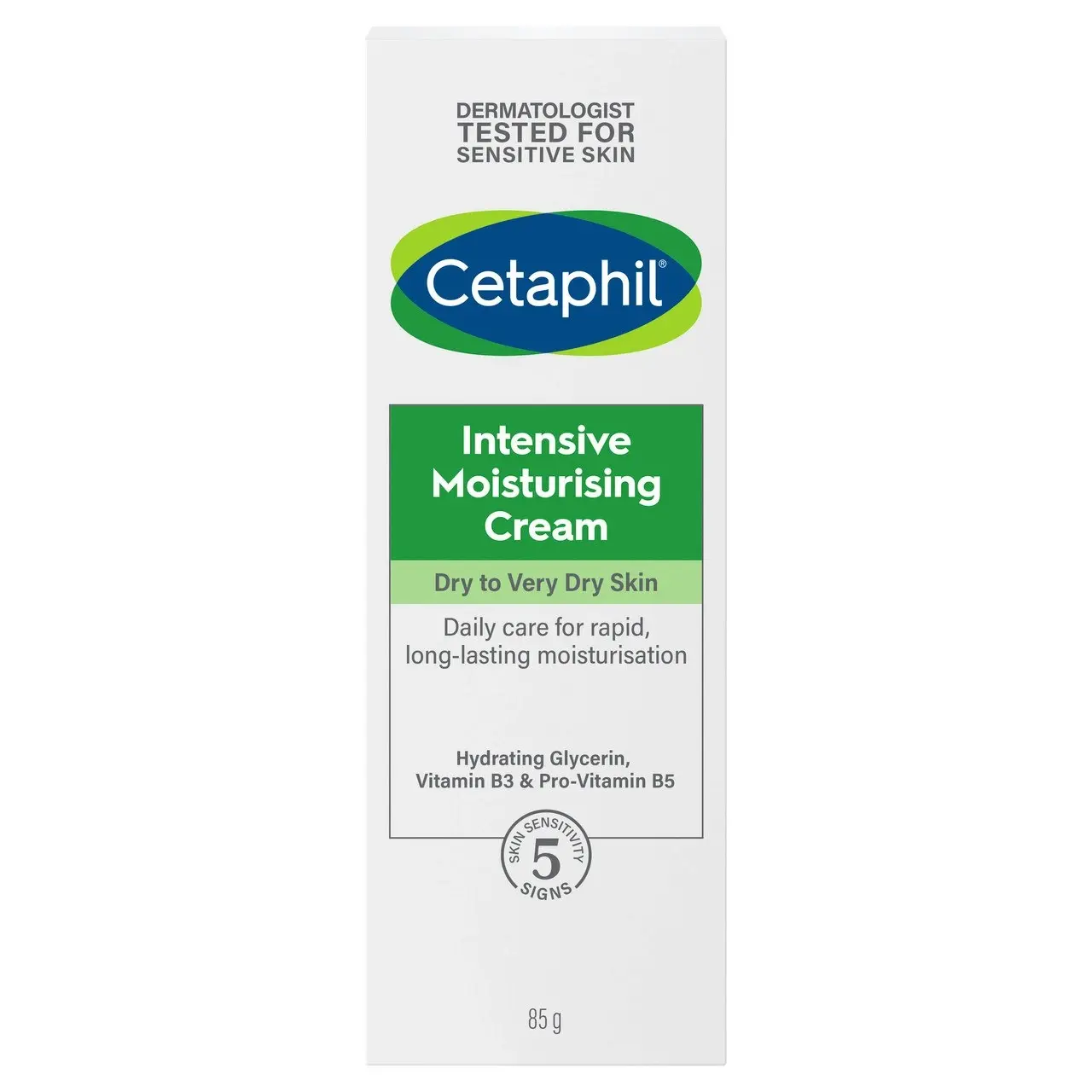 Cetaphil Intensive Moisturising Cream 85g, For Very Dry Skin