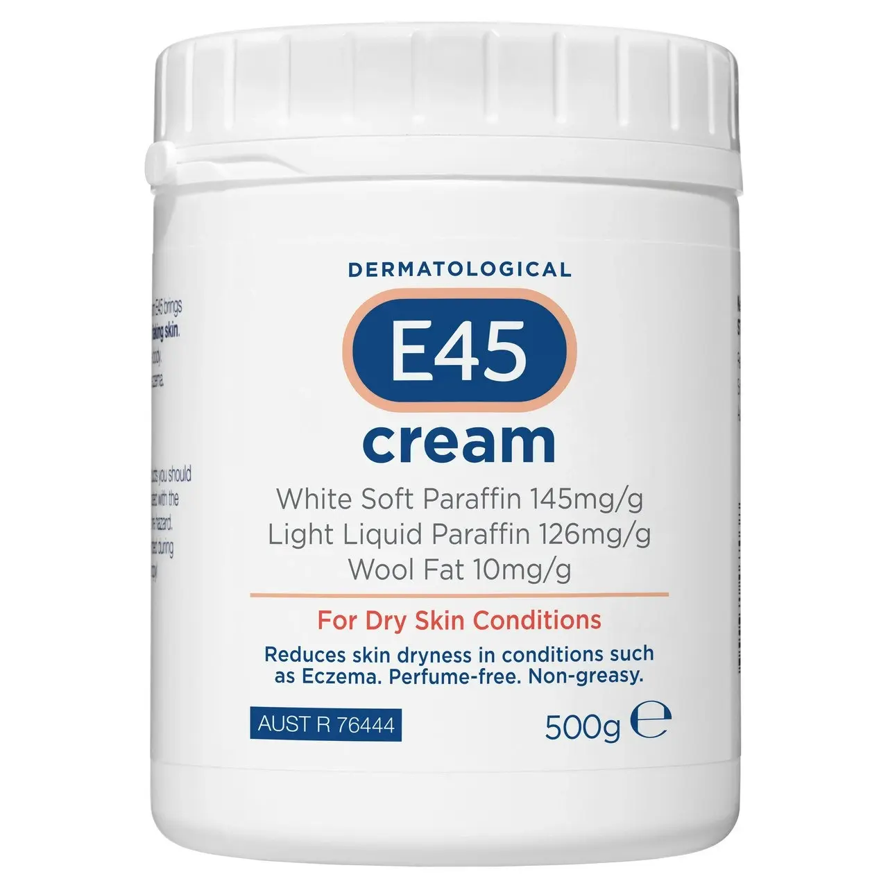 E45 Moisturising Cream for Dry Skin & Eczema 500g