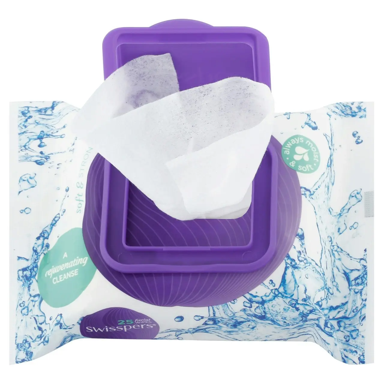 Swisspers Original Facial Wipes 25 pack