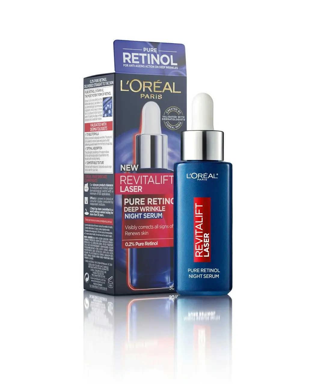 L'Oreal Paris Revitalift Laser Pure Retinol Deep Wrinkle Night Serum 30ml