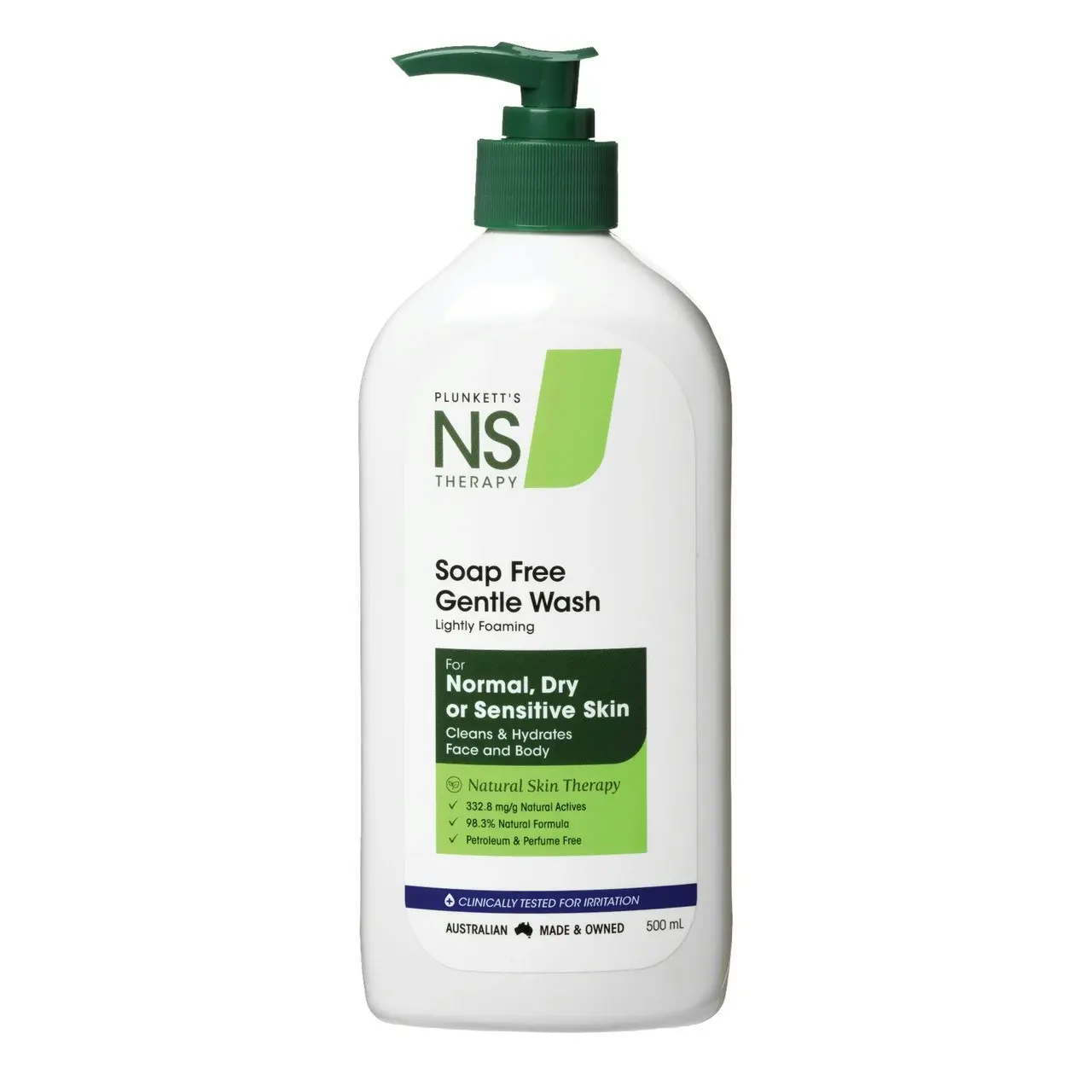 Plunkett's NS Soap Free Wash 500mL