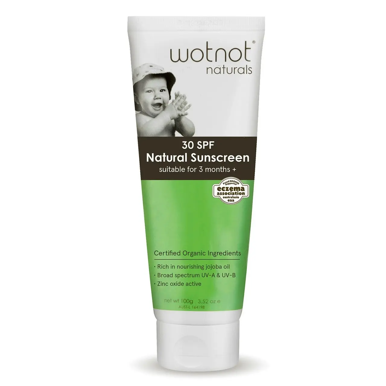 Wotnot Natural Baby Sunscreen 30 SPF 100g