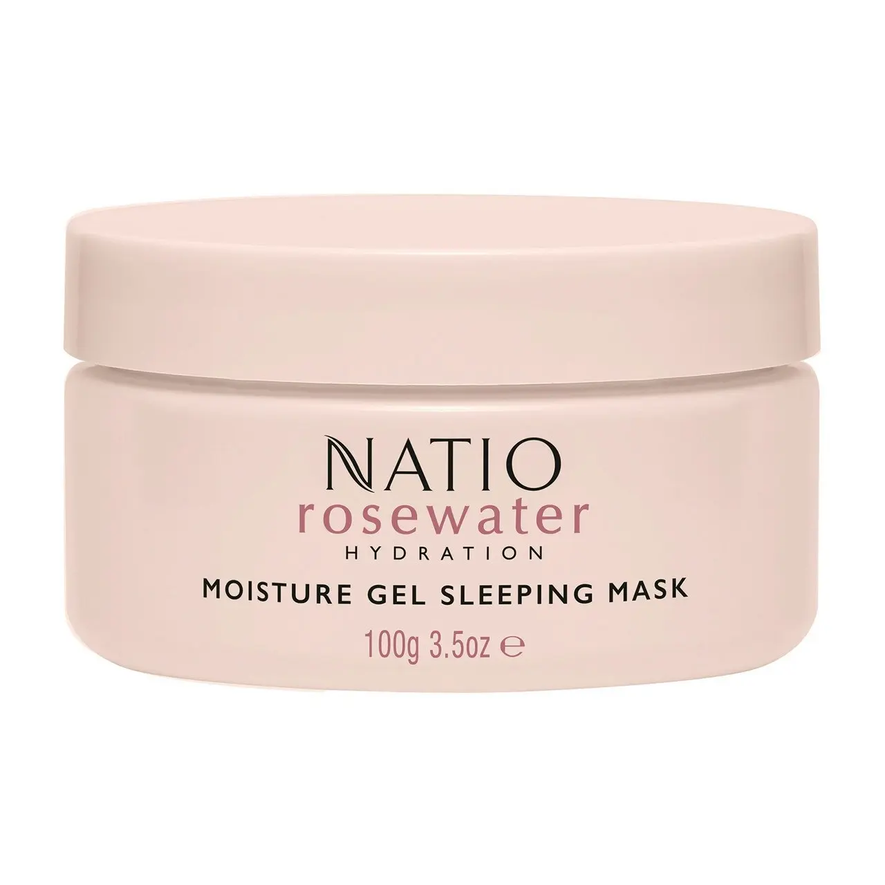 Natio Rosewater Hydration Moisture Gel Sleeping Mask 100g