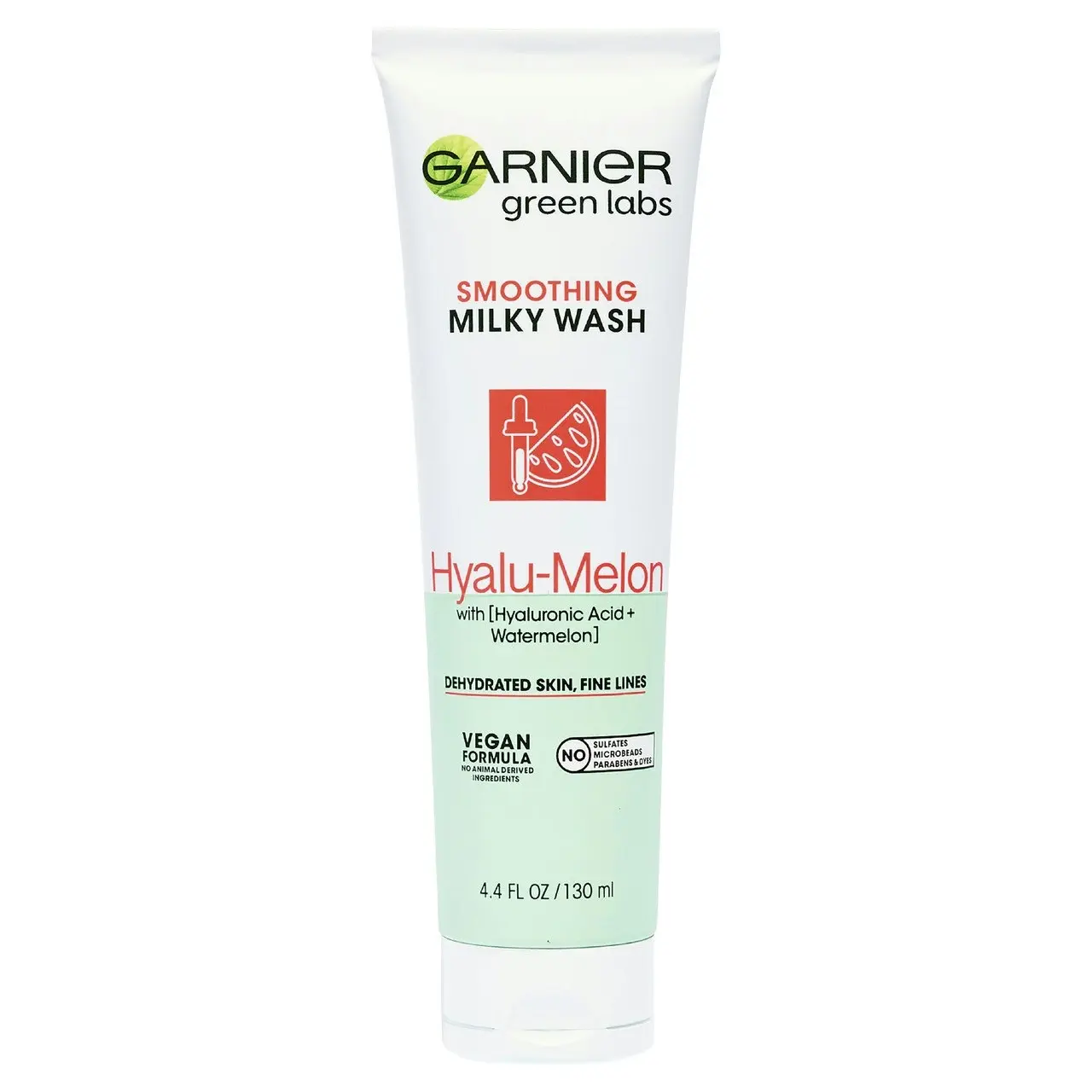 Garnier Green Labs Hyalu-Melon Smoothing Milky Cleanser 130mL