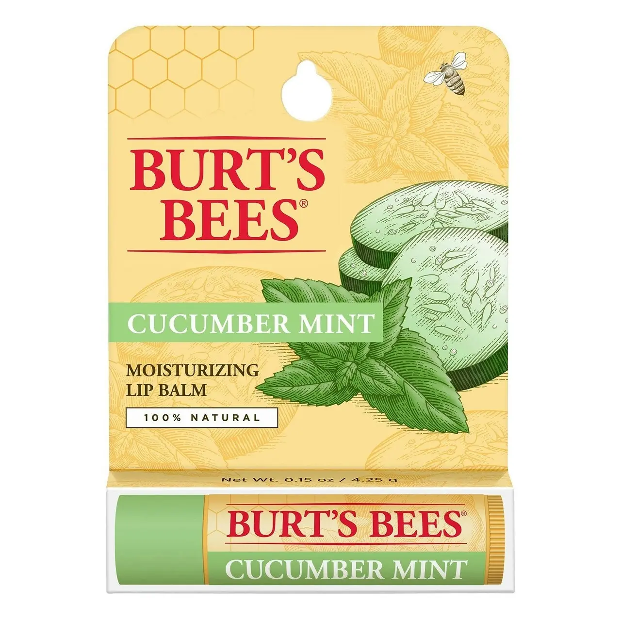 Burt's Bees Cucumber Mint Lip Balm 4.25g