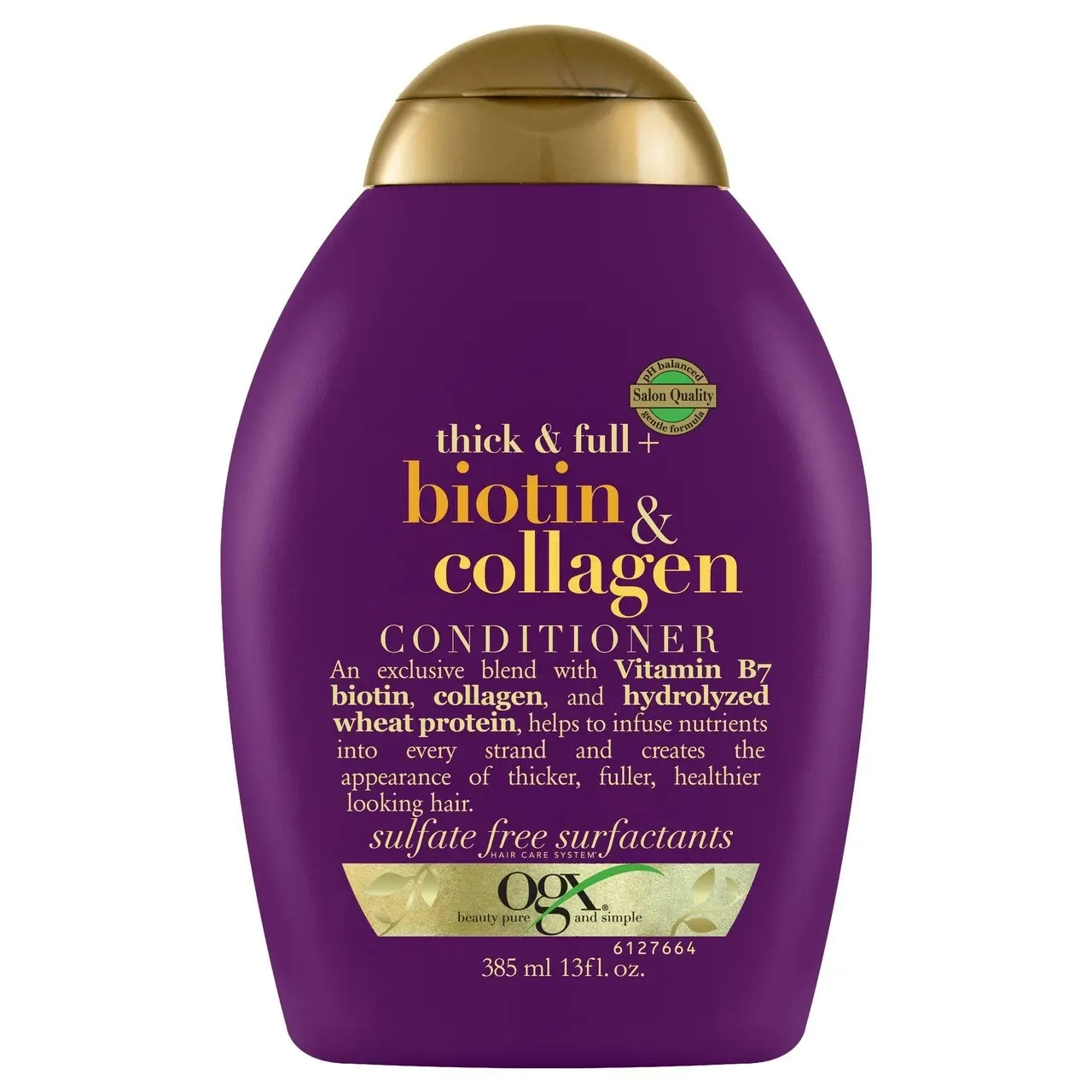 OGX Thick & Full + Volumising Biotin & Collagen Conditioner For Fine Hair 385mL