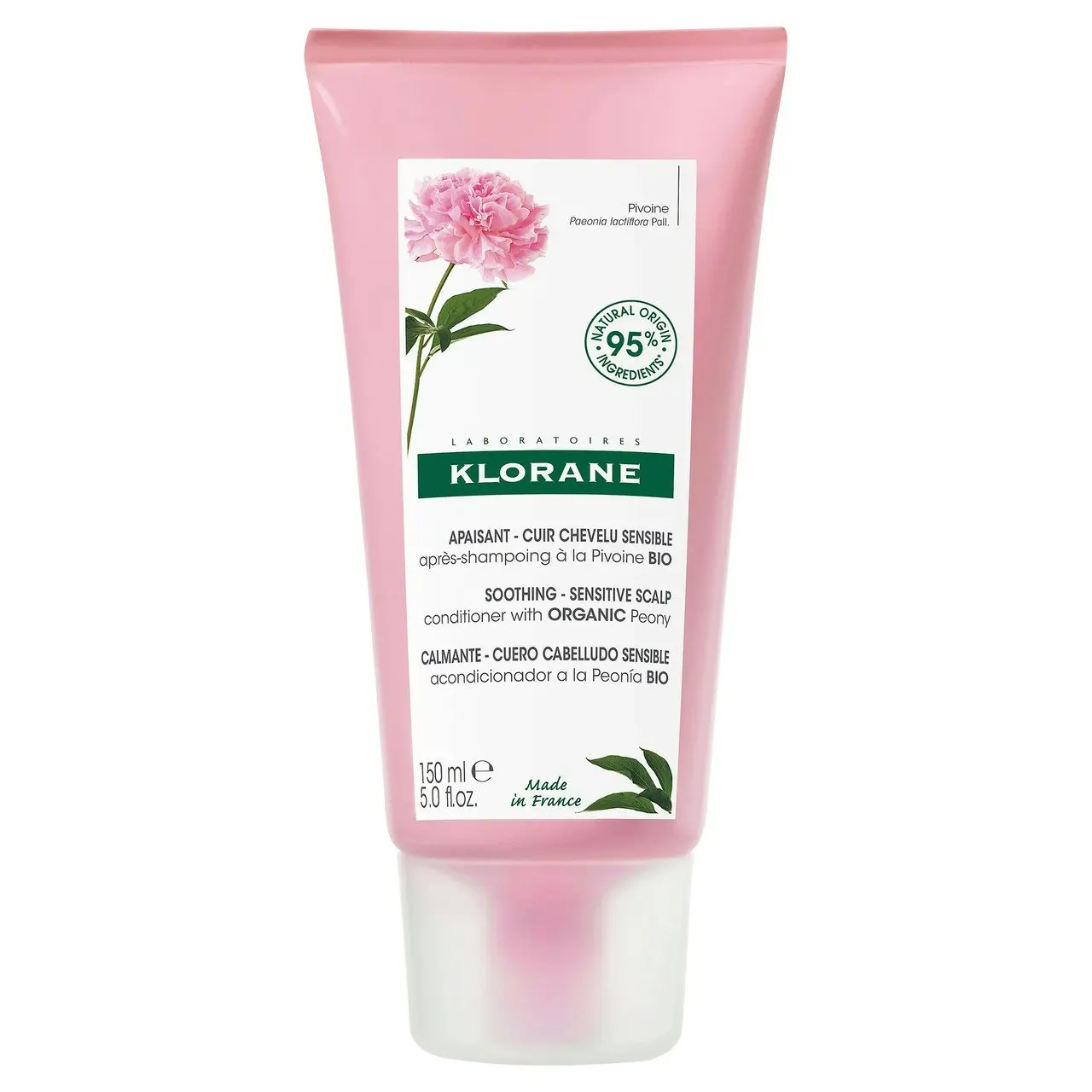 Klorane Soothing Conditioner with Organic Peony 150ml - Sensitive Scalp