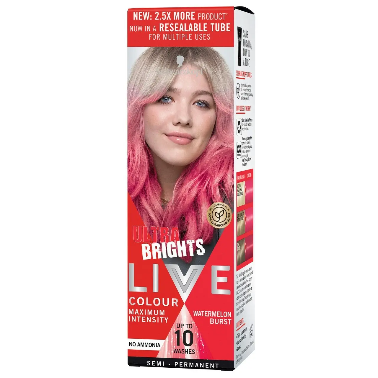 Schwarzkopf LIVE Colour Ultra Brights Watermelon Burst 75ml