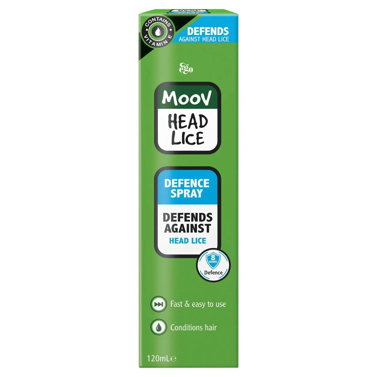 MOOV Head Lice Defence Spray 120ml