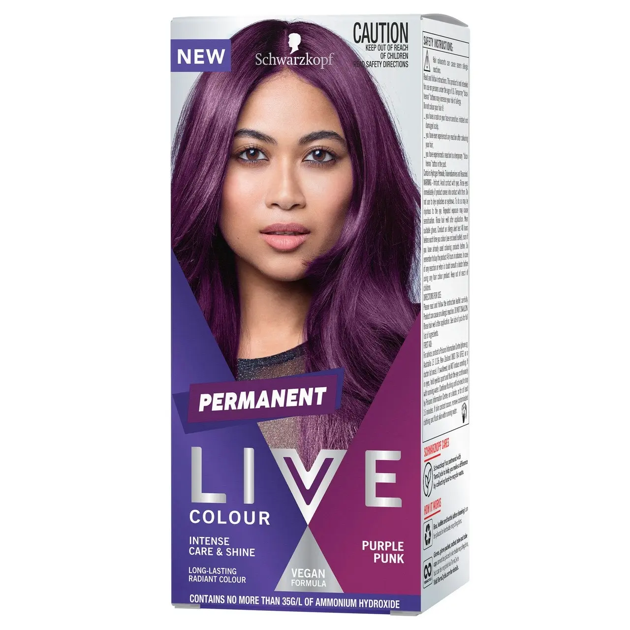 Schwarzkopf LIVE Colour Permanent Purple Punk