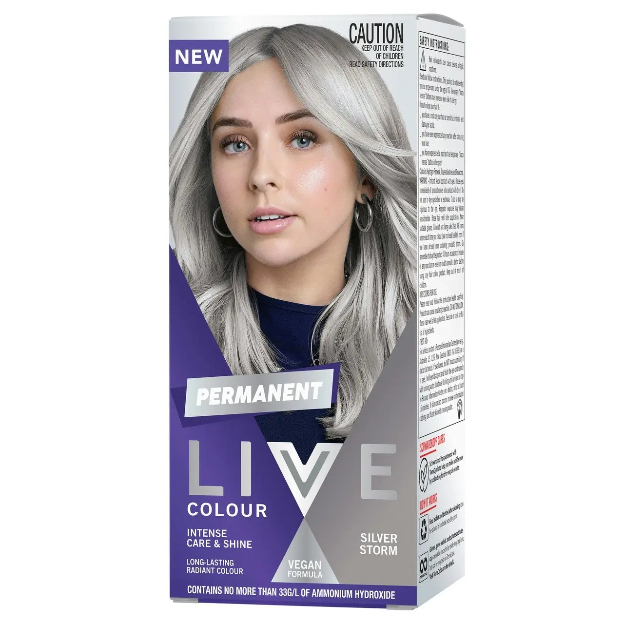 Schwarzkopf LIVE Colour Permanent Silver Storm