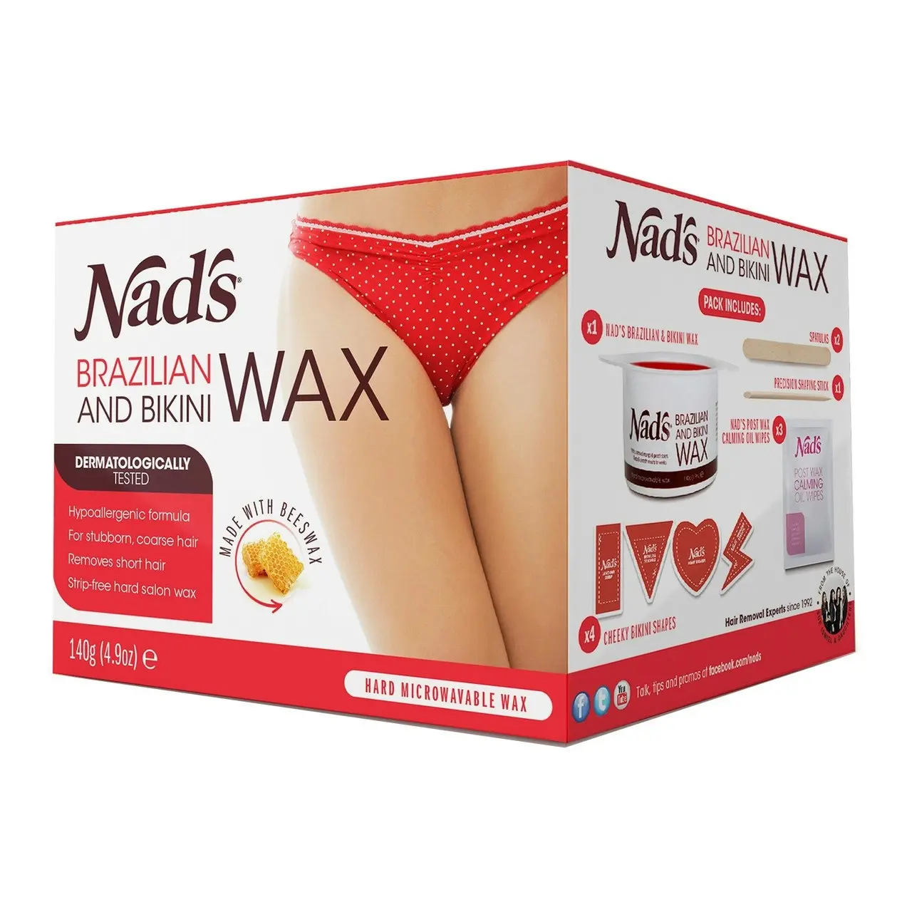 Nads Brazilan & Bikini Wax 140g