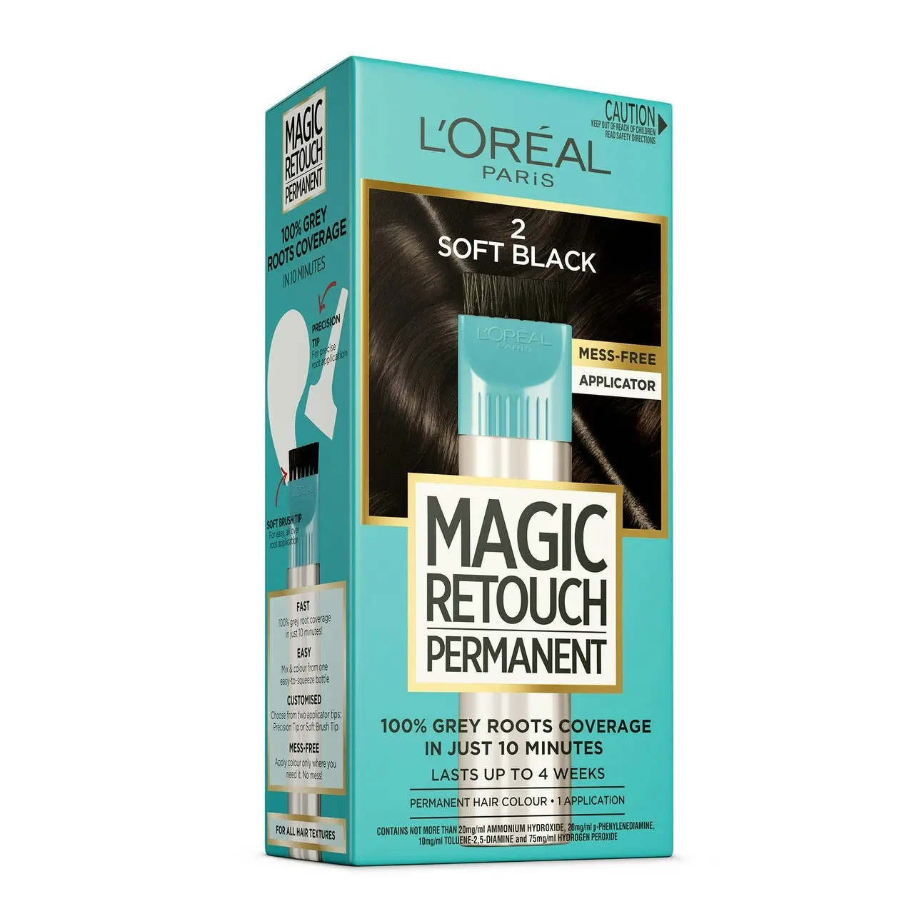 L'Oreal Paris Magic Retouch Permanent 2 Black