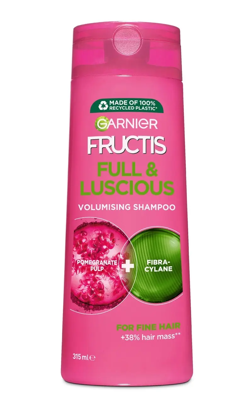 Garnier Fructis Full & Luscious Shampoo 315ml for Fine Hair