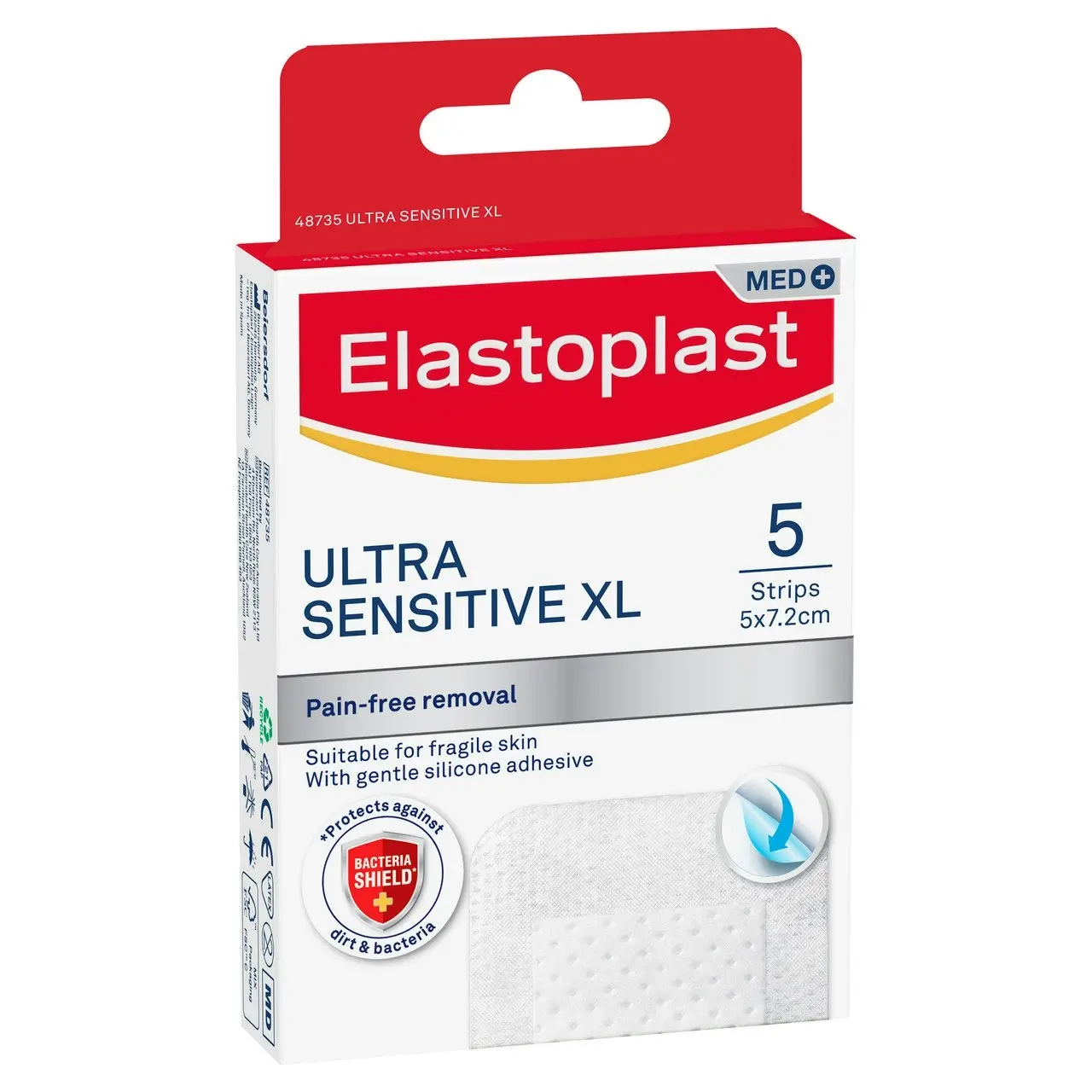 Elastoplast Ultra Sensitive XL Strips 5 Pack