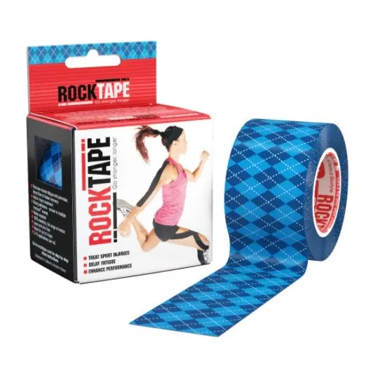 Rocktape Argyle Blue 5cm x 5cm