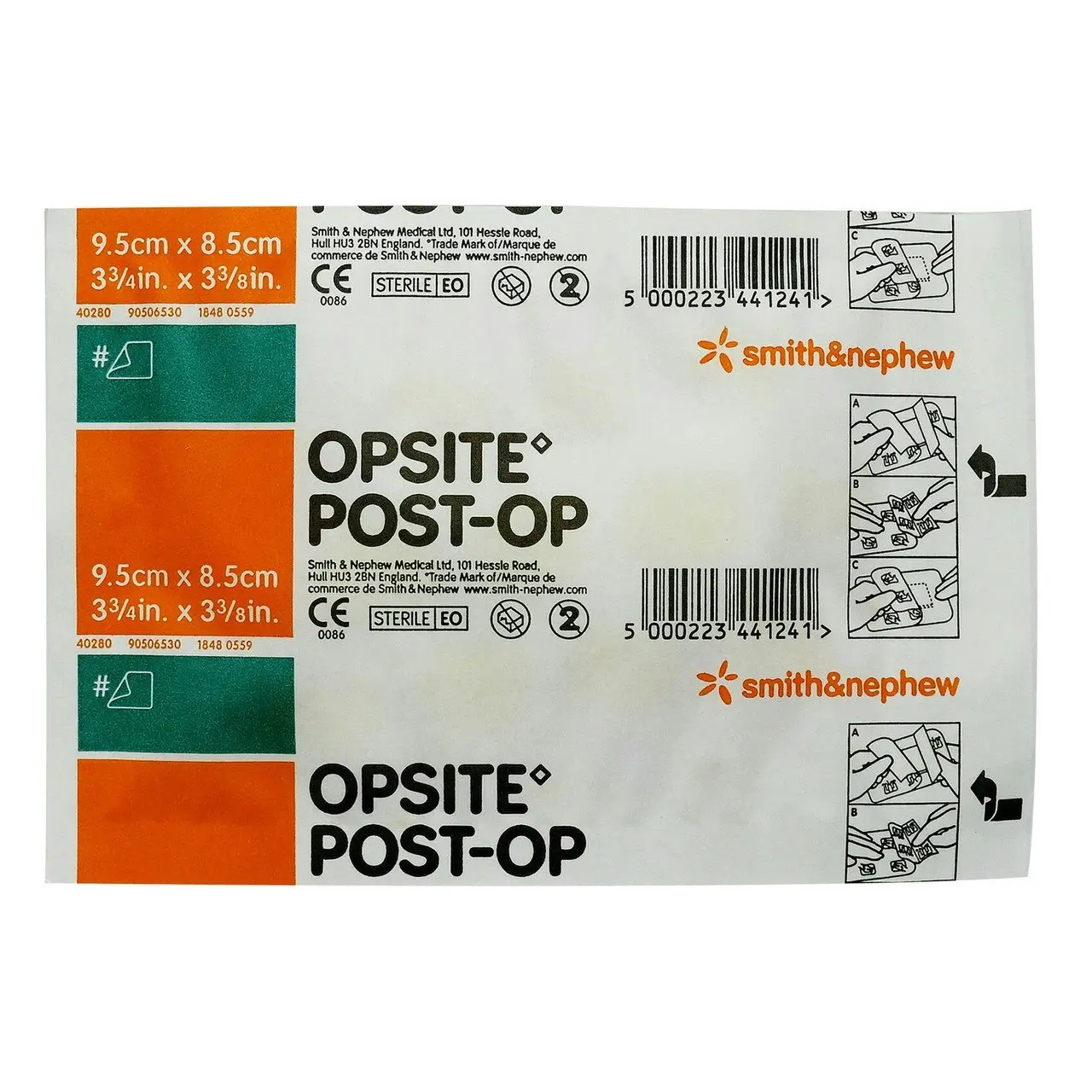 OPSITE POST-OP 9.5cm x 8.5cm SINGLE