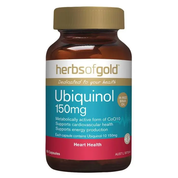 Herbs Of Gold Ubiquinol 150mg Capsules 60