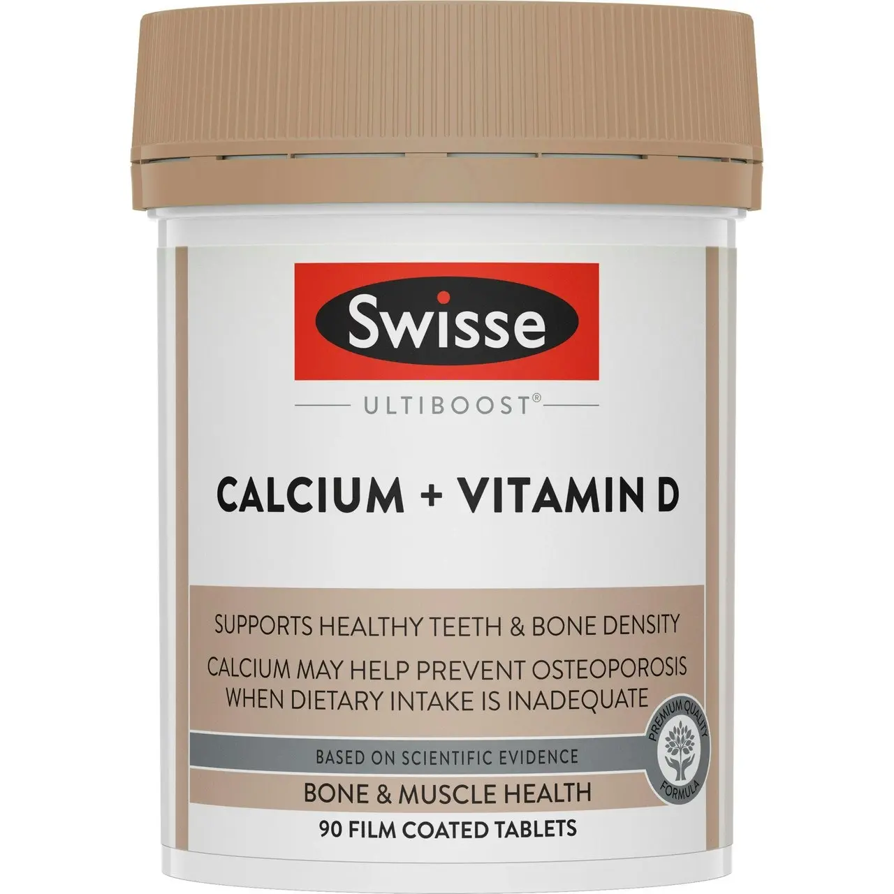 Swisse Ultiboost Calcium + Vitamin D 90 Tablets