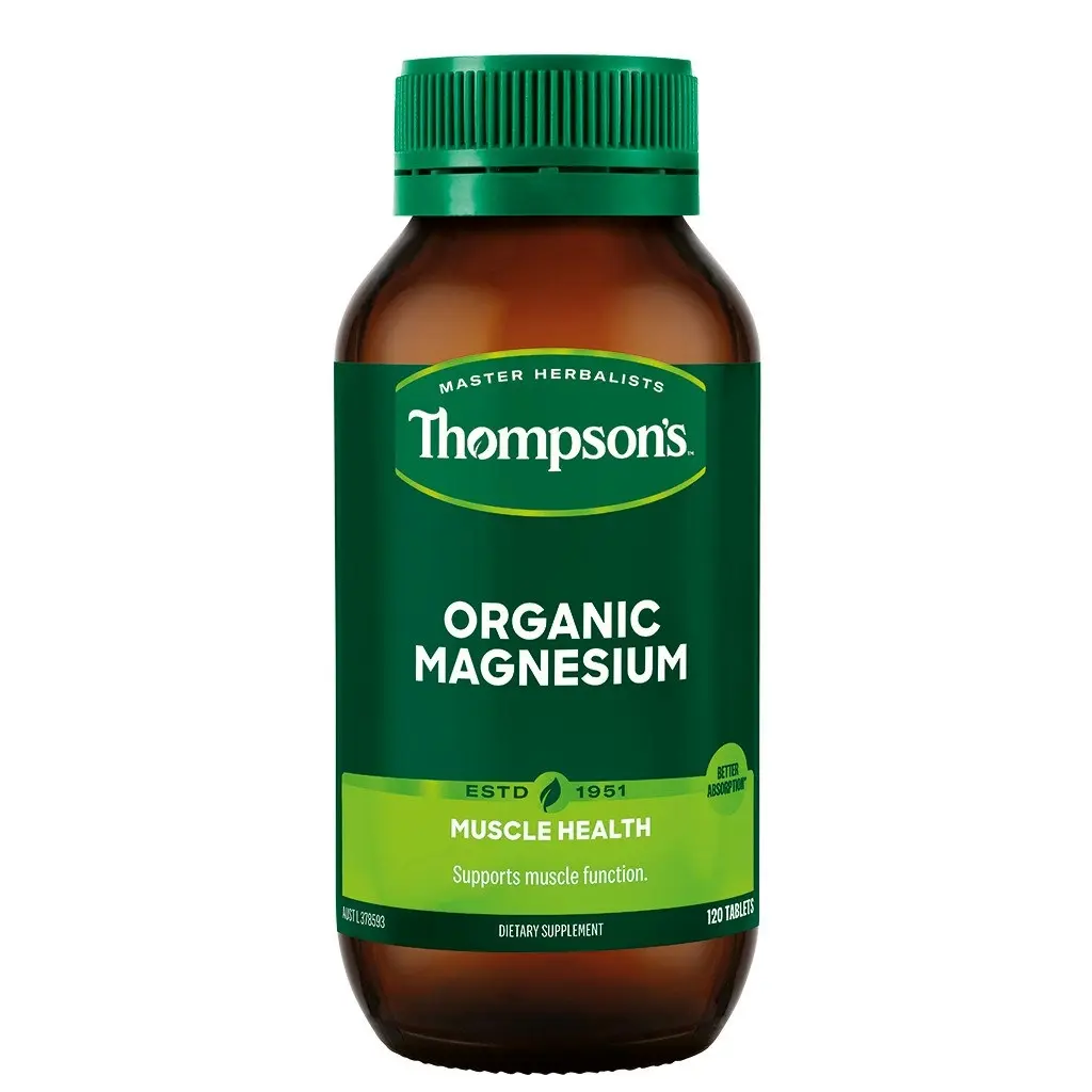 Thompson's Organic Magnesium 120 tabs