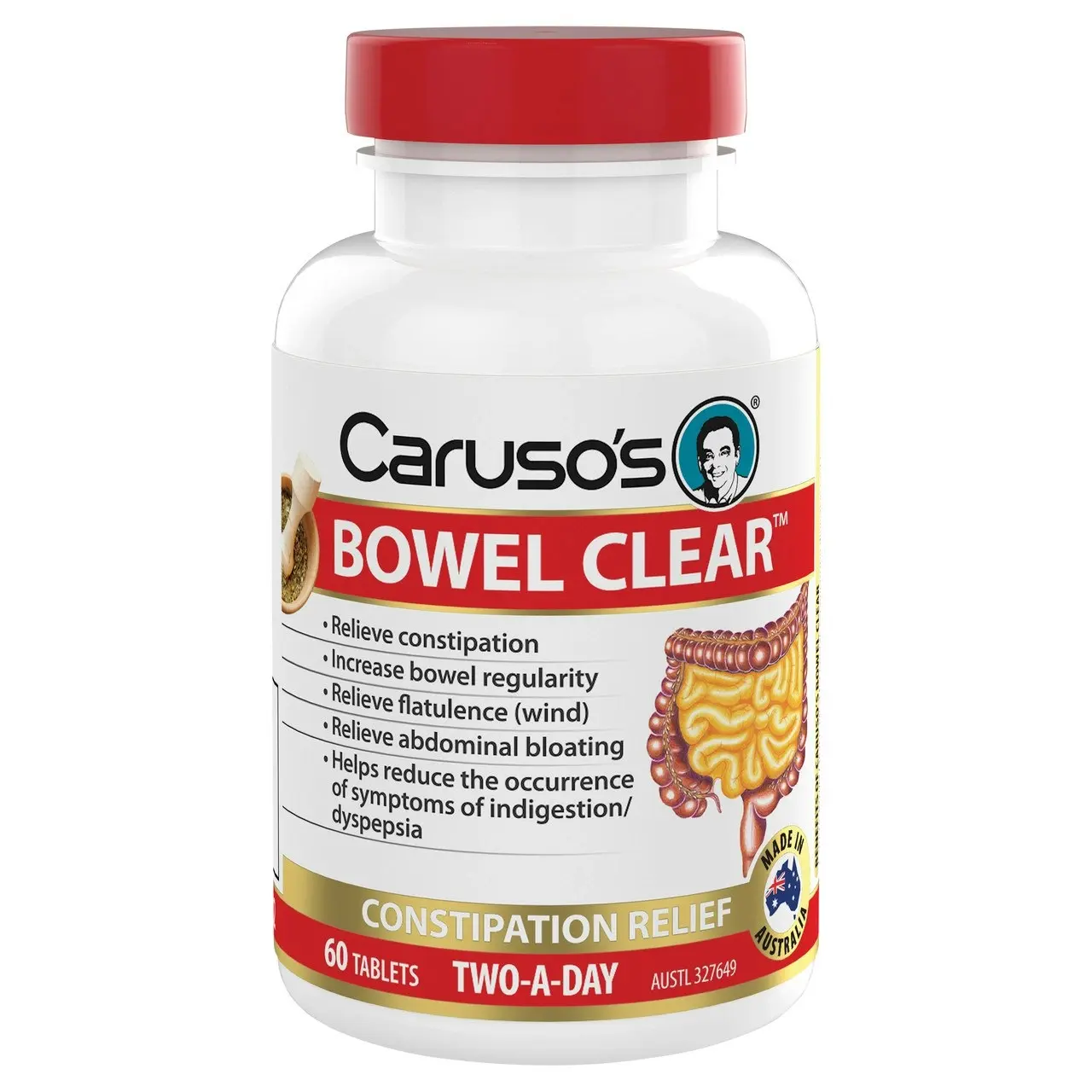 Caruso's Bowel Clear 60 Tablets