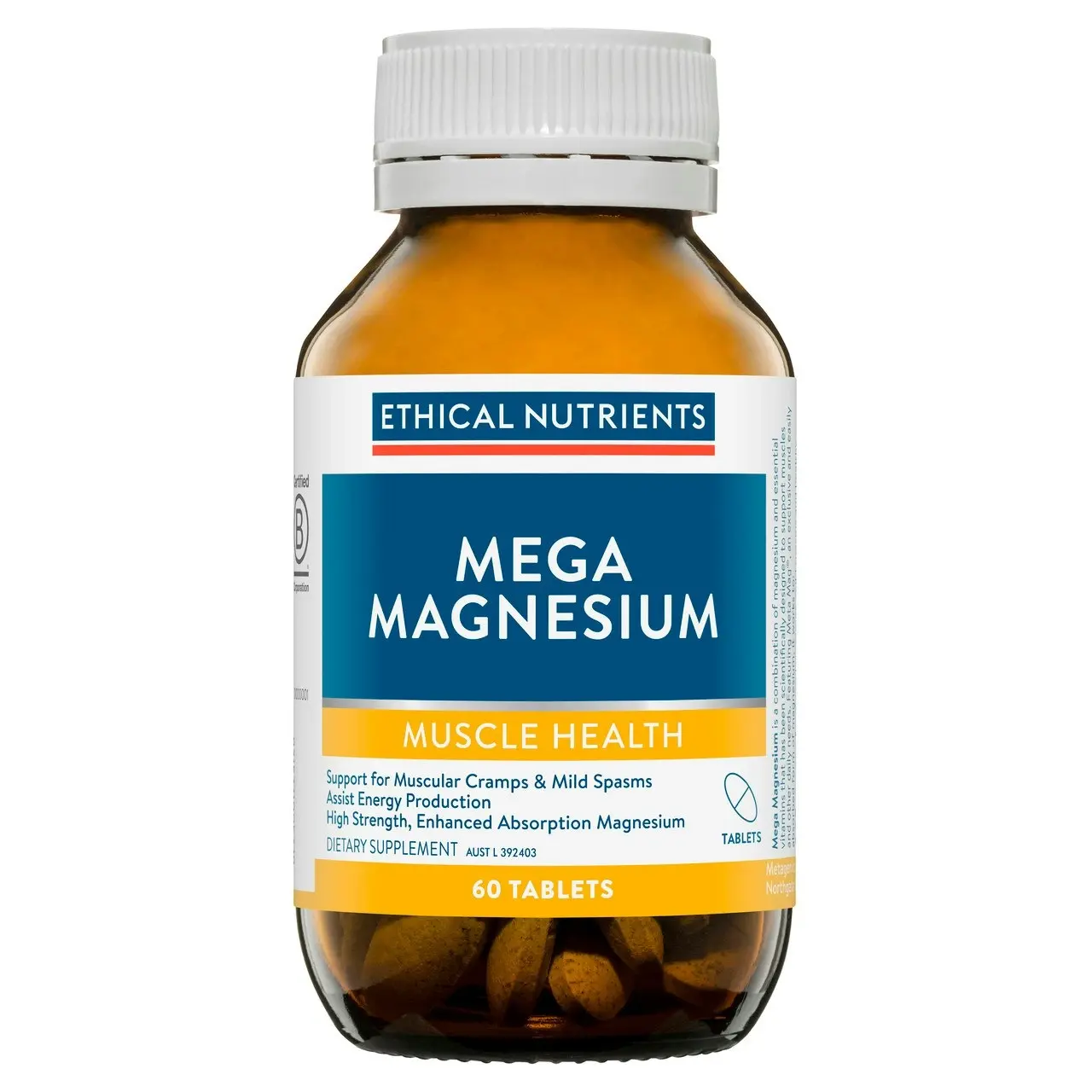 Ethical Nutrients Mega Magnesium 60 Tablets