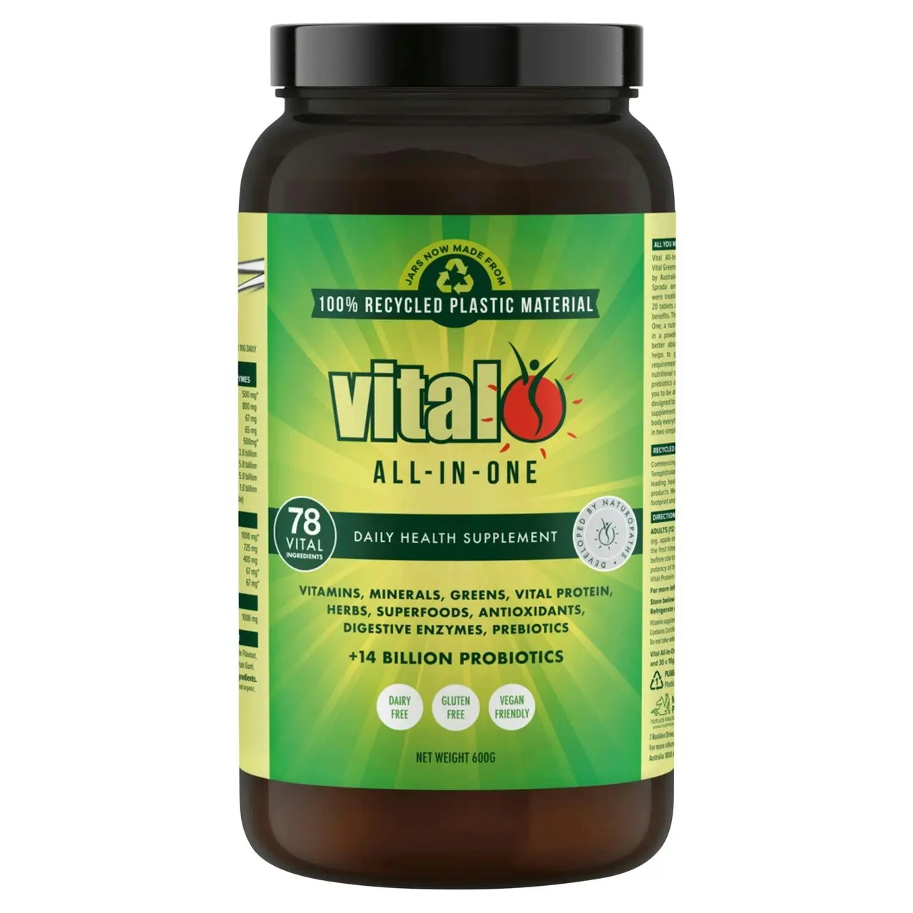 Vital All-In-One Daily Health Supplement 600GM