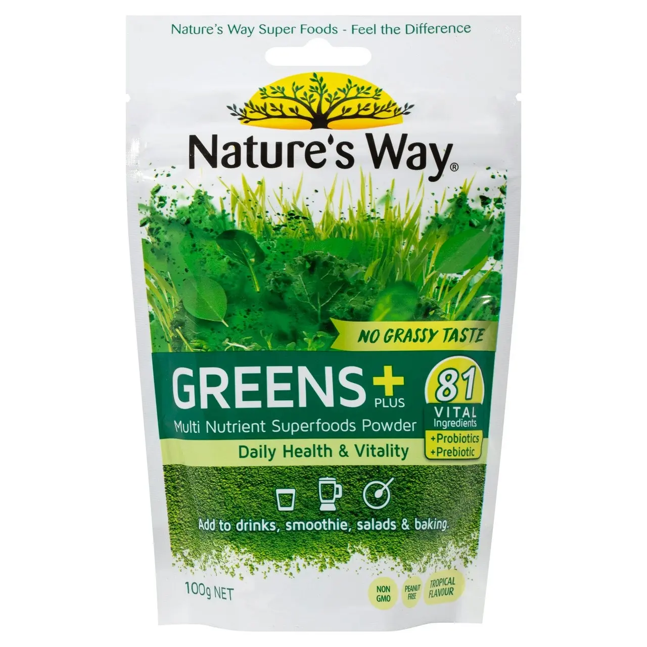 Nature's Way Super Greens Plus 100g