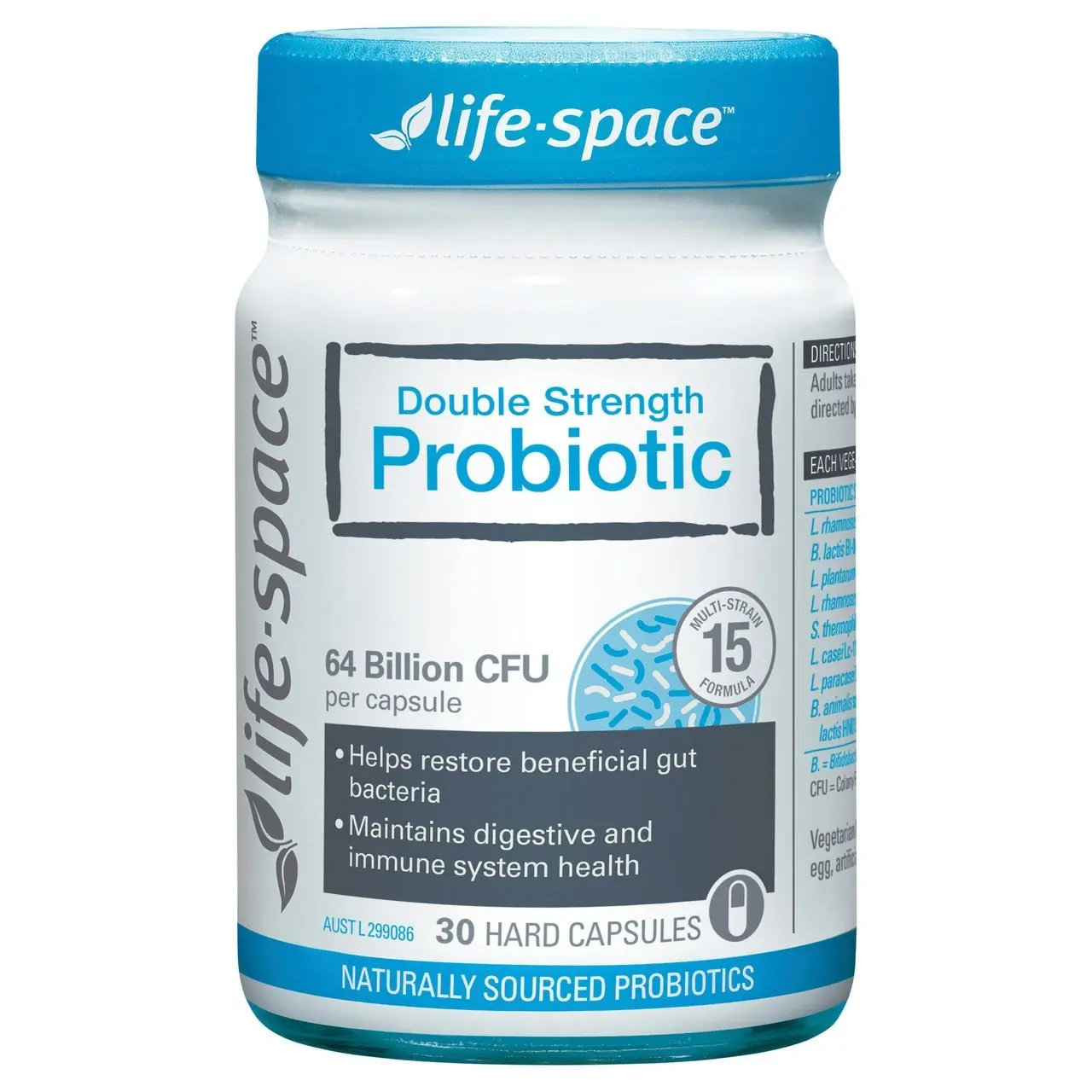 Life-Space Double Strength Probiotic 30 Hard Capsules