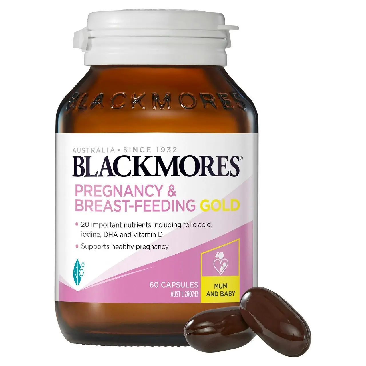 Blackmores Pregnancy and Breast-Feeding Gold 60 Capsules