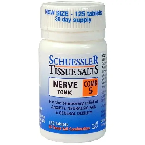 Schuessler Nerve Tonic -Comb 5 Tablets 125