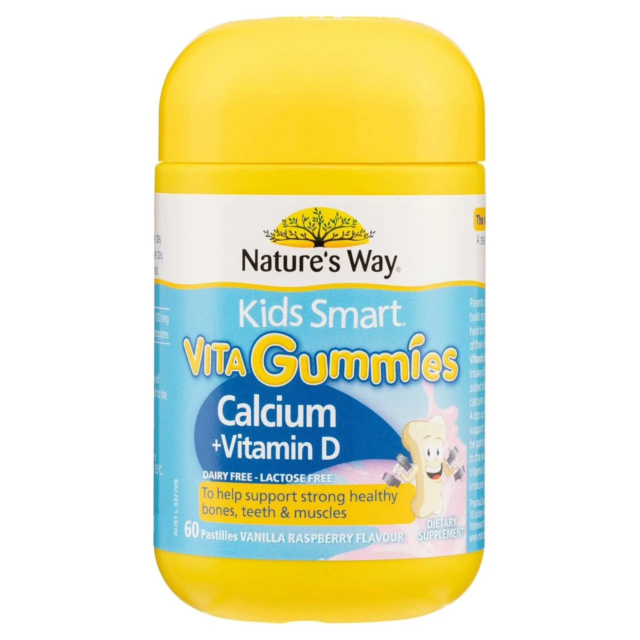 Nature's Way Kids Smart Vita Gummies Calcium + Vitamin D 60