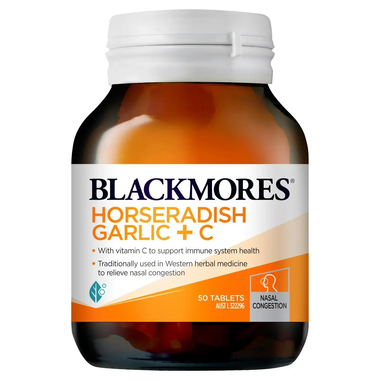 Blackmores Horseradish Garlic + C 50 Tablets