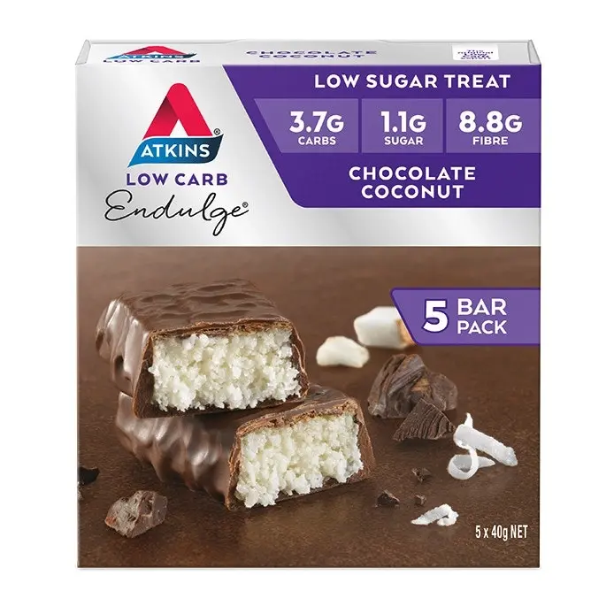 Atkins Endulge Chocolate Coconut Bars 5 Pack