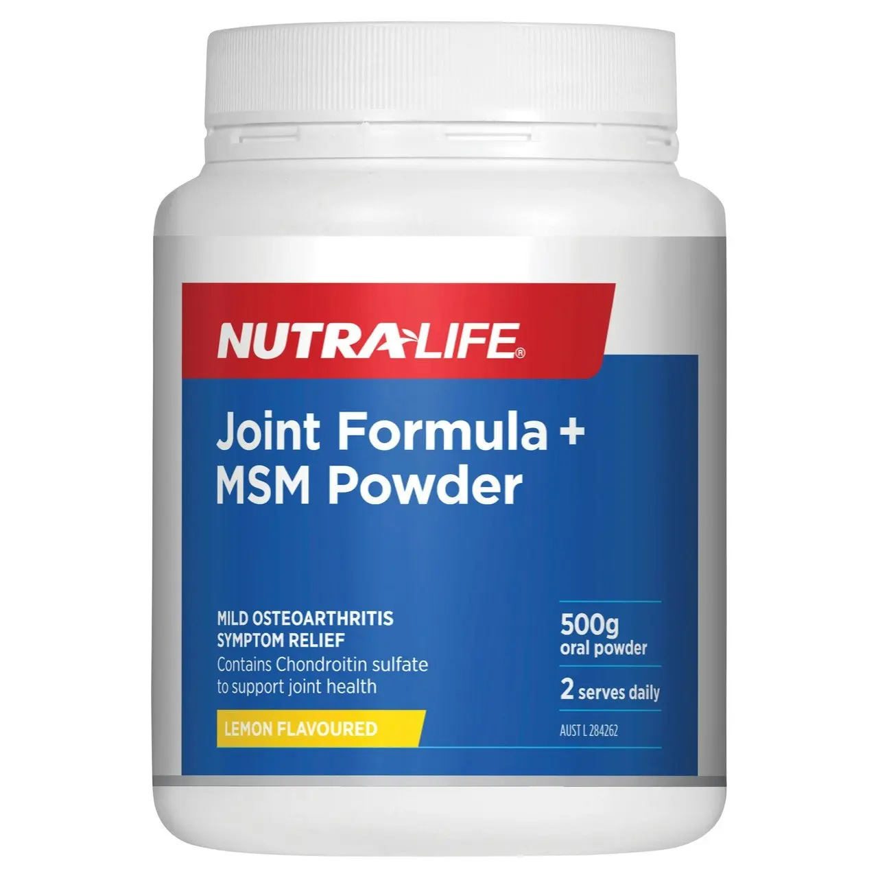 Nutra-Life Joint Formula + MSM Powder Lemon Flavoured 500g