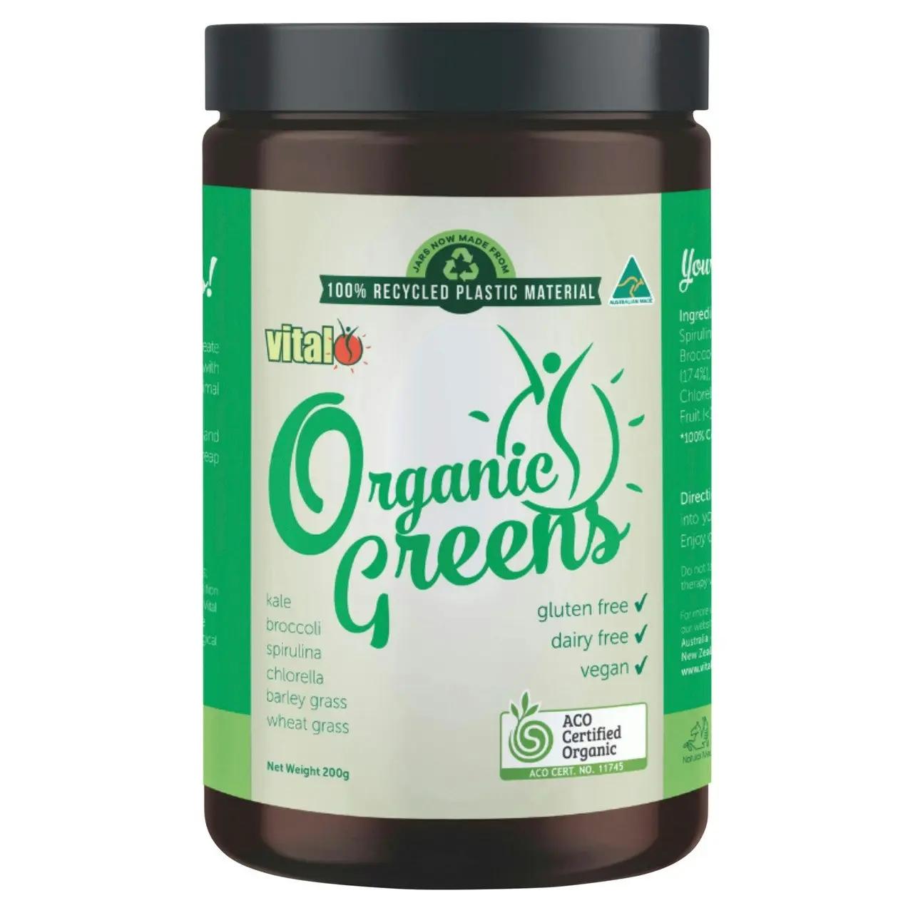 Vital Organic Greens 200gm