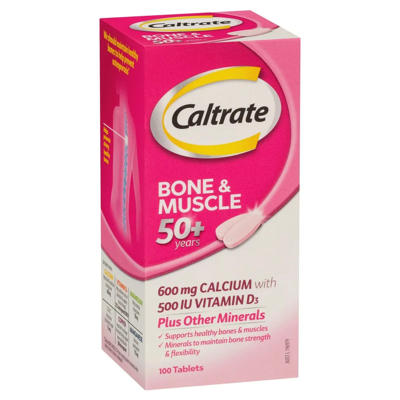 Caltrate Bone & Muscle 50+ Years 100 Tablets