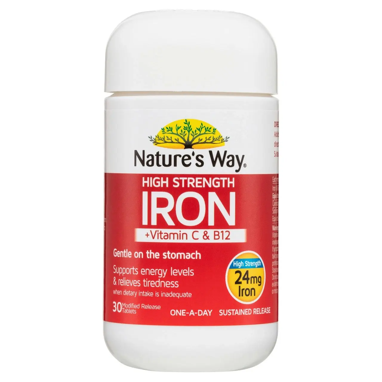 Nature's Way High Strength Iron 30 Tablets