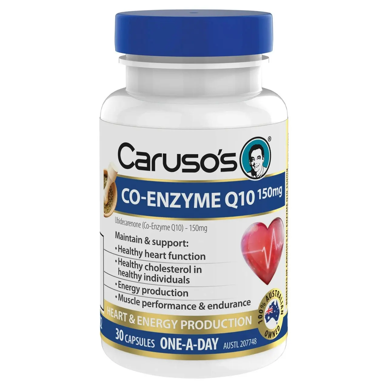 Caruso's Co-Enzyme Q10 150mg 30 Capsules