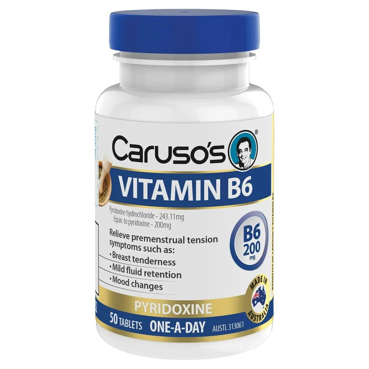 Caruso's Vitamin B6 50 Tablets