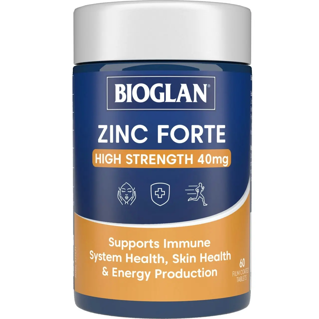 Bioglan Zinc Forte High Strength 40mg Tablets 60