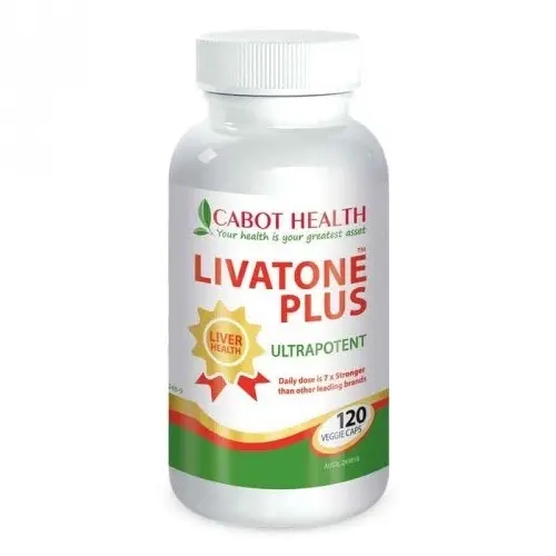 Cabot Health Liva Tone Plus With Turmeric 120 Veggie Caps