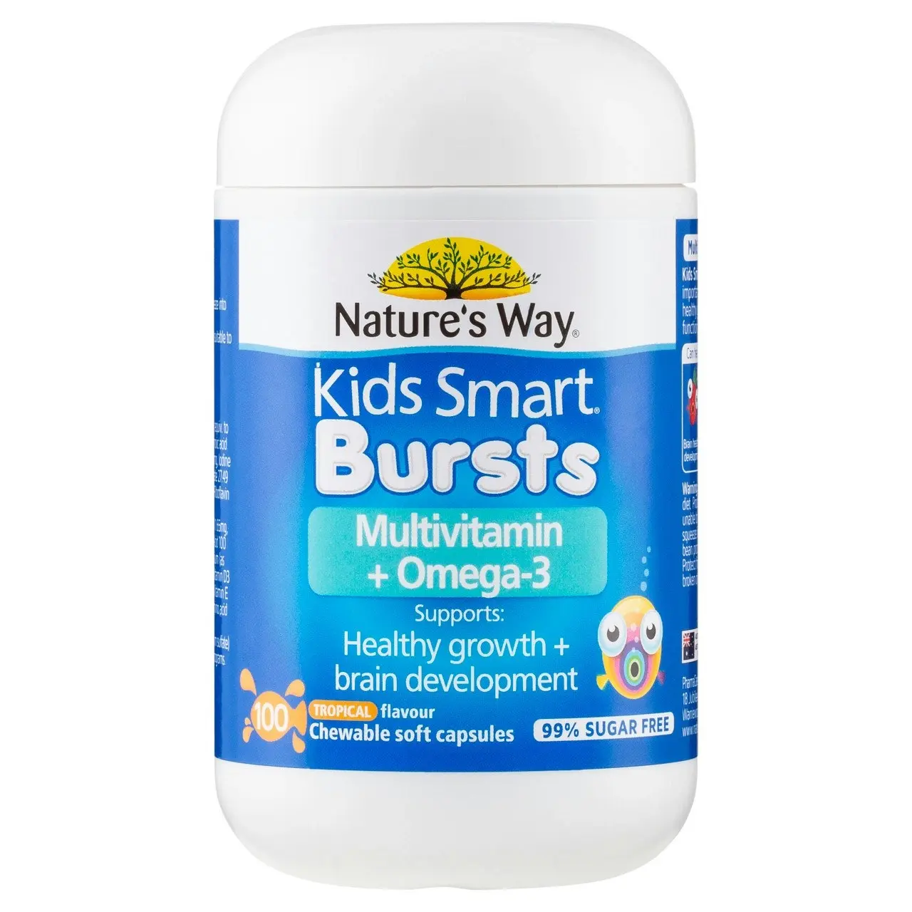 Nature's Way Kids Smart Bursts Multivitamin + Omega-3 100s