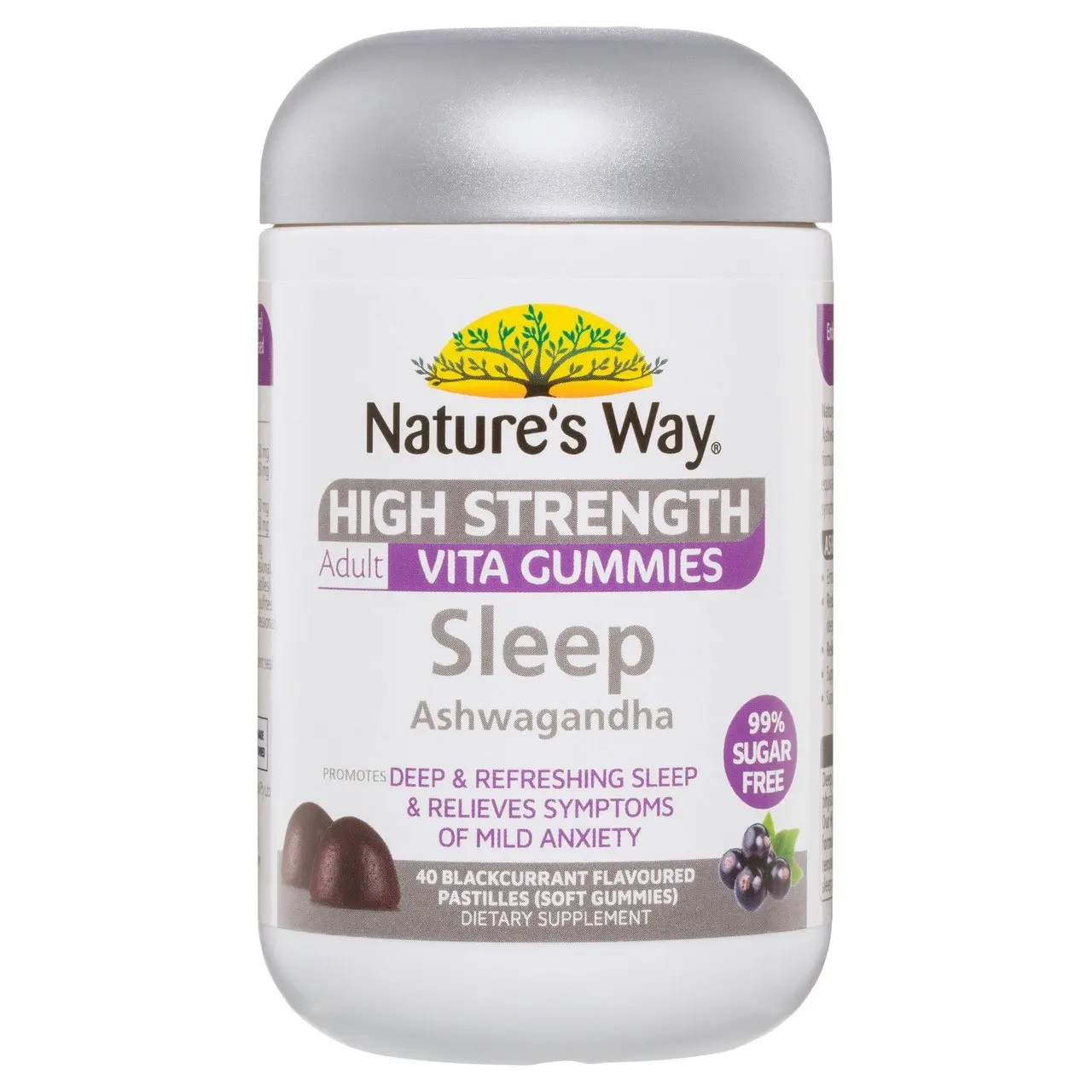 Nature's Way High Strength Adult Vita Gummies Sleep Ashwagandha 40's