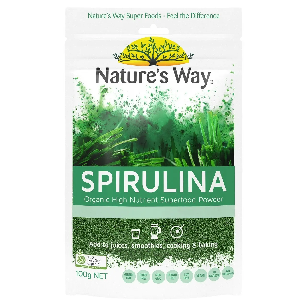 Nature's Way Superfoods Spirulina 100g