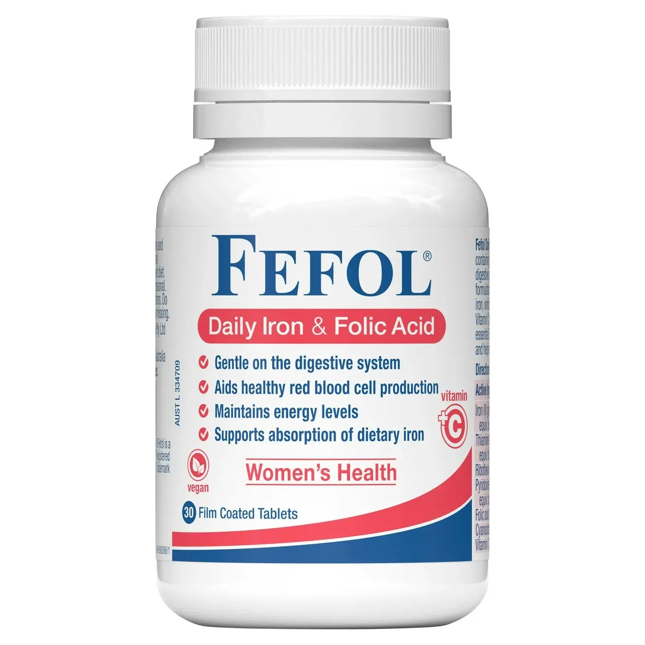 Fefol DAILY IRON & FOLIC ACID TABLETS 30s