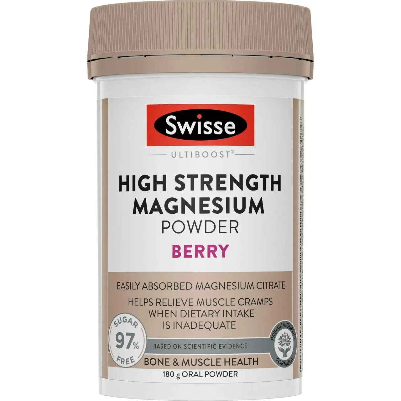 Swisse Ultiboost High Strength Magnesium Powder Berry 180g